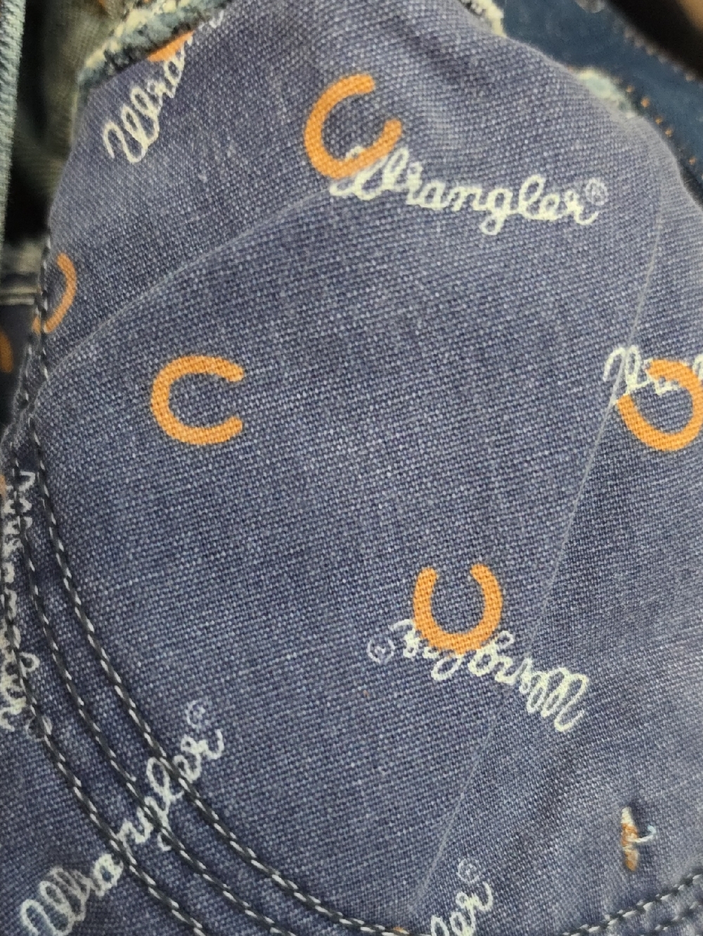 Wrangler Blue Denim QBaby No Gap Waistband